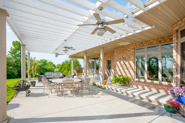Custom Concrete Patio Installation